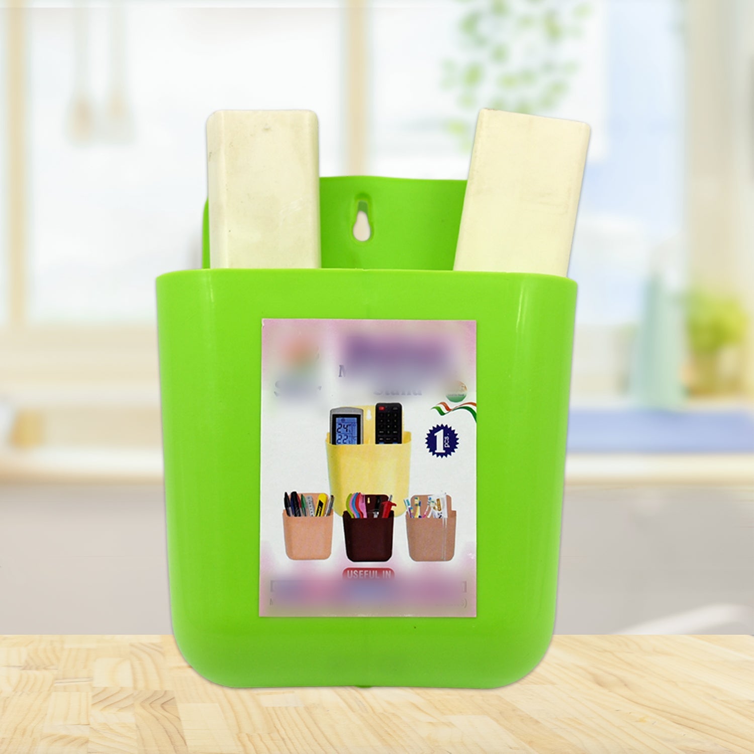 4473 Multipurpose Wall Holder | Mobile Holder | Stationary Storage | Bathroom accessories | Remote Holder | Makeup Brush Holder | Useful In office, Kitchen, Drawing Room 2 Section Stand (1 Pc ) 4473 Multipurpose Wall Holder | Mobile Holder | Stationary Storage | Bathroom accessories | Remote Holder | Makeup Brush Holder | Useful In office, Kitchen, Drawing Room 2 Section Stand (1 Pc )